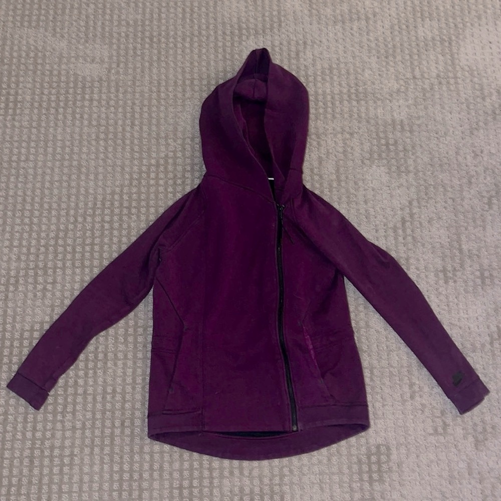 Nike Purple Zip Up Sweatshirt